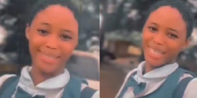 Fresh SS3 graduate advises ladies to hold their men tight (Video)