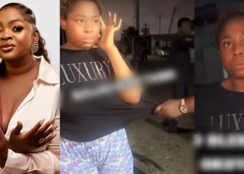 “You can’t be sorry, we must go to court” – Actress, Eniola Badmus says as she arrests lady who accused her of being a p!mp (Video)