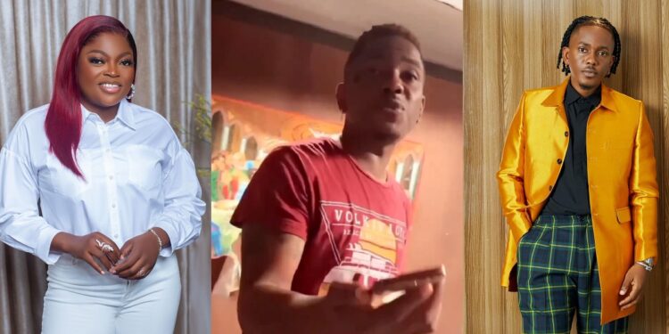 “Stop this dirty attitude” – Funke Akindele confronts Timini Egbusun on movie set(Video)