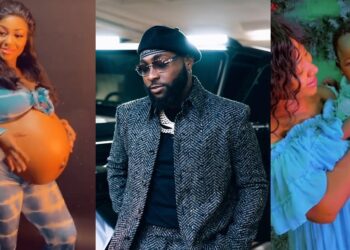 “That child resembles David no DNA is even needed” – Reactions as Ghanaian lady shows up with Davido’s alleged baby