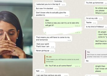 Lady exposes