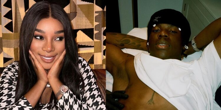 “I’m dying for him, he’s hot” – Davido’s alleged pregnant side chick, Ivanny Bay gushes over Rema (Video)