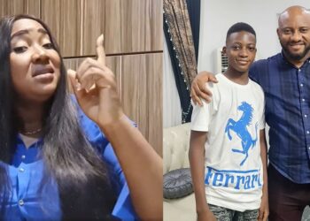 “Don’t tell my husband how to mourn his first son…I’ll come for you” – Actor, Yul Edochie’s second wife, Judy, blows hot (Video)