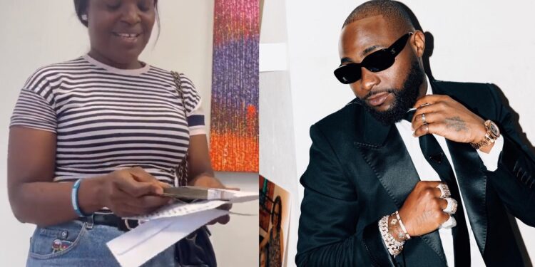 Kekwaaru Mary receives $10k reward from Davido (Video)
