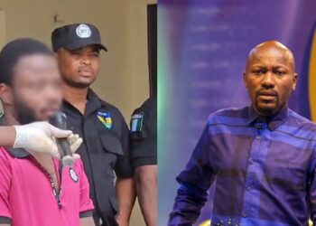 Suspect involved in shooting of Apostle Suleman’s convoy confesses (Video)