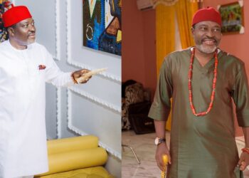 “How can a woman wear make-up to cook?” – Kanayo O. Kanayo tackles Nollywood filmmakers over wrong costumes (Video)