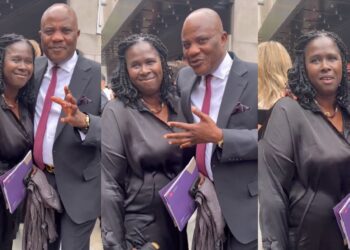 “She left her job as a teacher for 7 years to raise our kids” – Lawyer celebrates wife as their last child graduates (Video)