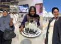 Mercy Aigbe overwhelmed with gifts from fans after return from Mecca (Video)