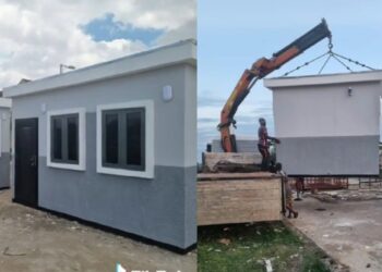 Nigerian man unveils mobile house that can be relocated to any location (Video)