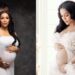 “Why baby papa go dey hide face?” – Maternity shoot photos of BBNaija star Maria with her partner causes stir