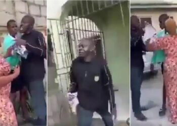 “Your mother’s age mate” – Father confronts 21-year-old boy who abandoned school to be with sugar mummy