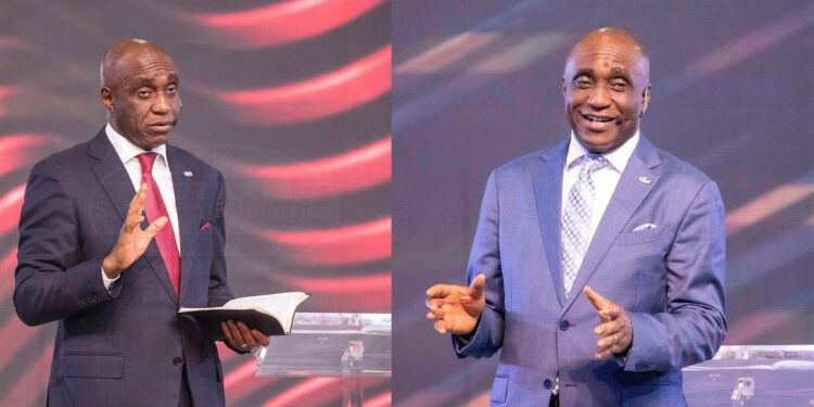 “Can I move into your house?” – Reactions as Pastor David Ibiyeomie shares the amount he gives wife monthly for only feeding (Video)