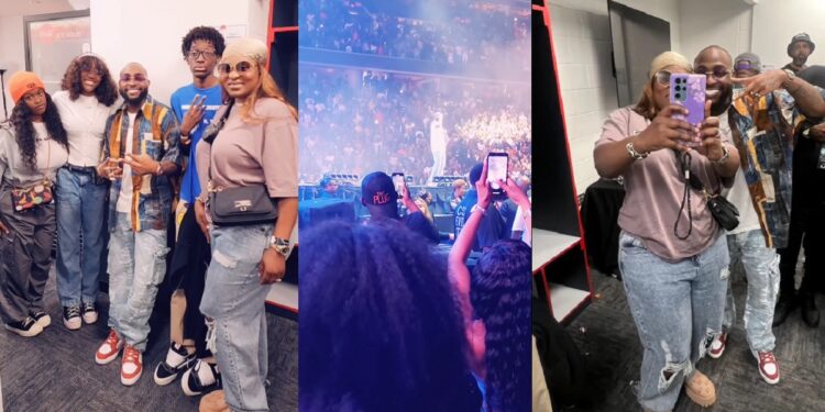 “OBO no go minus” – 2Face’s baby mama, Pero hails Davido for delivering great show at Afro Nation amid scandal