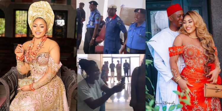 Regina Daniels' grand reception