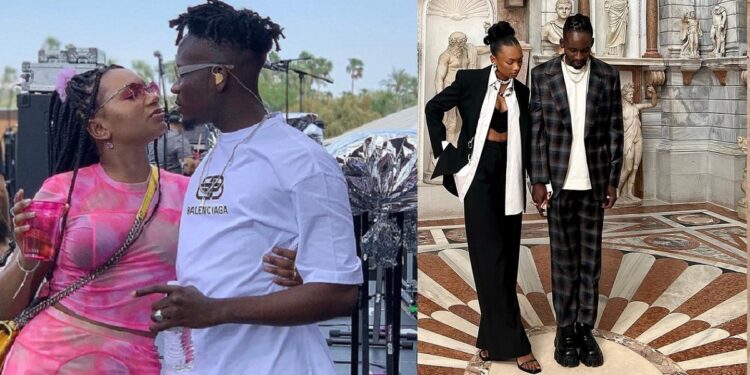 “Mine forever” – Temi Otedola, celebrates her fiance, Mr Eazi, on his birthday