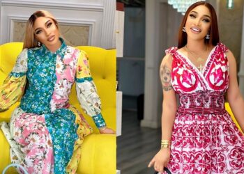 “Assistant Jesus” – Tonto Dikeh replies critic over revealing outfit (Video)