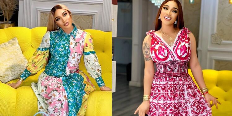 “Assistant Jesus” – Tonto Dikeh replies critic over revealing outfit (Video)