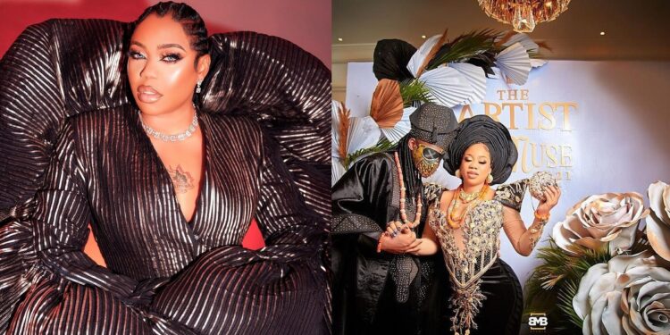 “The way bad news excites Nigerians still baffles me” – Toyin Lawani breaks silence following husband’s outburst