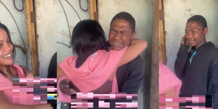 Emotional moment twins reunited years after they got separated (Video)