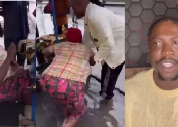 “Please put your camera in your pockets!” – Nigerian man berates contents creators who make videos of people they help on social media.