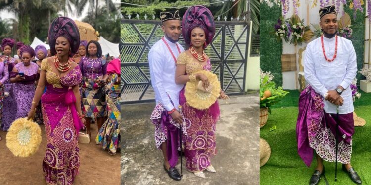 “Talking stage started in JSS 2” – Man marries schoolmate after 16 years of dating