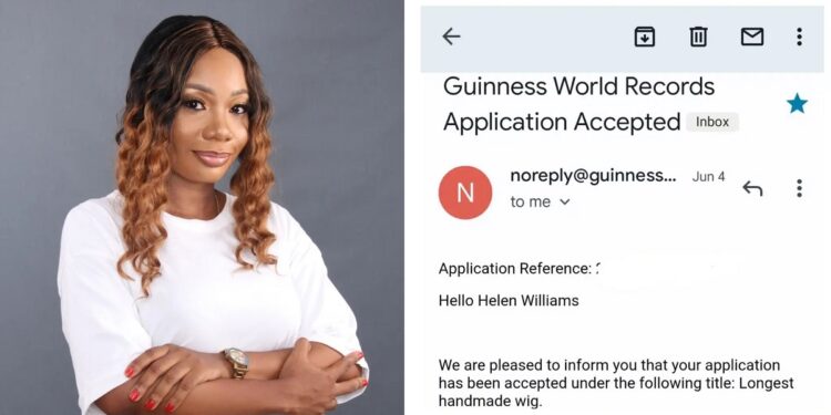 Nigerian wig-maker fixes date to break guinness world record for longest handmade wig