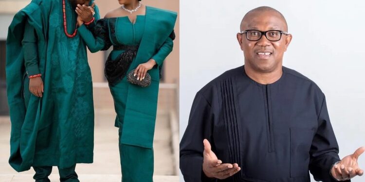 Newly married man thanks Peter Obi for giving him wedding gift after meeting at airport