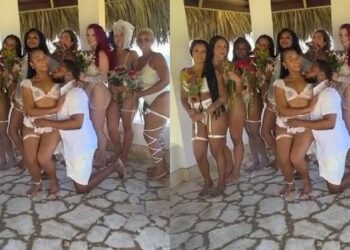 “Solomon of our time” – Reactions as man marries 10 women at once (Video)