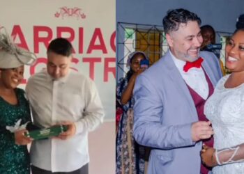 Nigerian woman weds her Romanian man five months after meeting him online