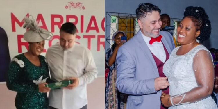 Nigerian woman weds her Romanian man five months after meeting him online