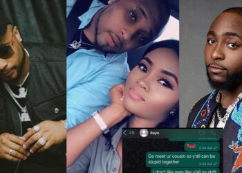 Davido's cousin, BRed and his wife