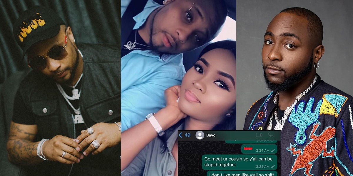Davido's cousin, BRed and his wife