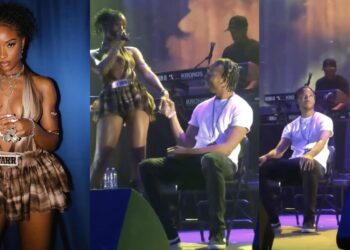 fan's mesmerized reaction