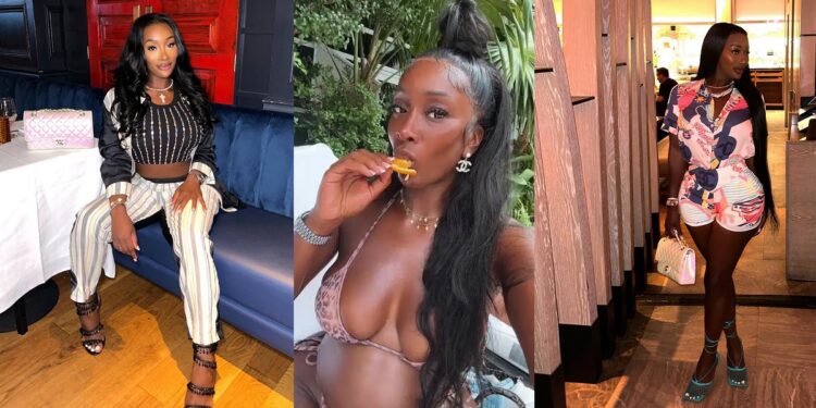 Davido’s alleged side chic, Anita Brown tenders apology as she flaunts baby bump (Video)