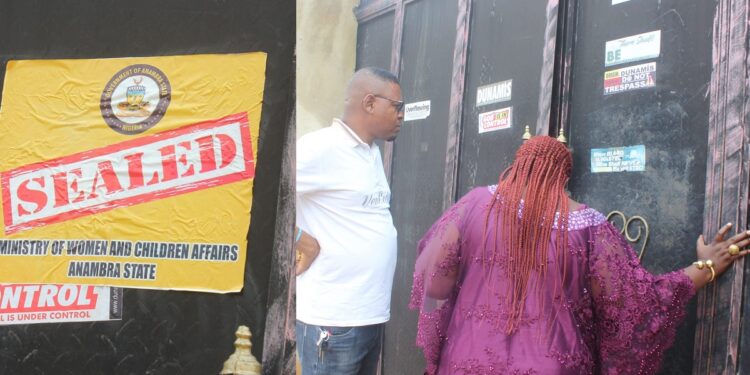 Illegal adoption: Anambra Govt seals an orphanage home as founder and employees flee