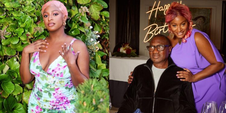“I’m so blessed to be his daughter” – Cuppy writes about friendship with her dad, Femi Otedola