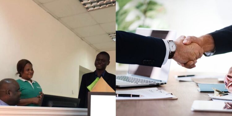Fresh graduate gets hired after his mum recommended him at firm where she works as cleaner