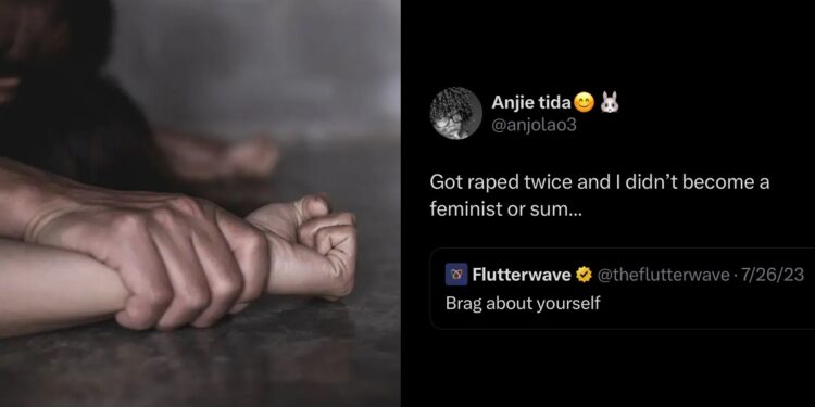 “I got r@ped twice and I didn’t become a feminist” – Nigerian lady brags about herself