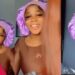 “One blow, one bone straight” – Reactions as lady with black eye flaunts expensive wig she received from boyfriend (Video)