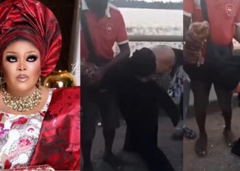 Lagos socialite, Farida Sobowale rescued after attempting to commit su!c!de on Third mainland bridge (video)