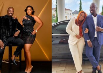 Obi Cubana tensions single people as he showers praises on his beautiful wife (Video)