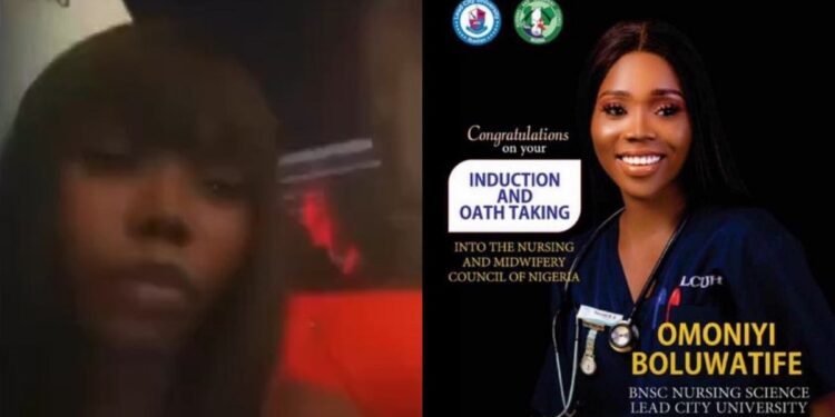 Nurse allegedly found dǝad without her womb after she left a club in Ibadan (video)