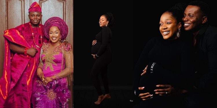 Rejoice Iwueze and husband welcome