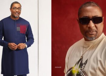 Actor Tony Umez reacts