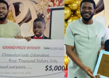10-year-old Nigerian schoolboy wins multimillion naira prize out of over 782,000 students from 90 countries