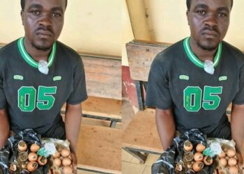 Man caught trying to use eggs to smuggle drugs to his friend in prison