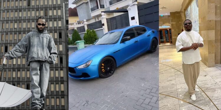 Phyno buys brand new Maserati for manager [Video]