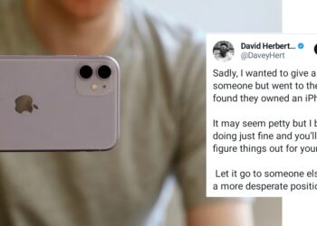 Nigerian Samaritan makes U-turn on Gifting a Laptop to someone because the person owns an iPhone 11
