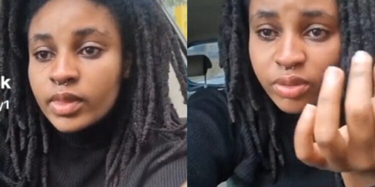 “Anniversary plans ruined” – Lady cries bitterly as her UK Visa to visit boyfriend gets denied (Video)