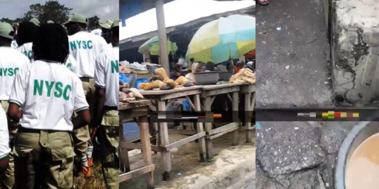 NYSC allegedly assigns lady to local abattoir for her one-year service after 4 years in the university (video)